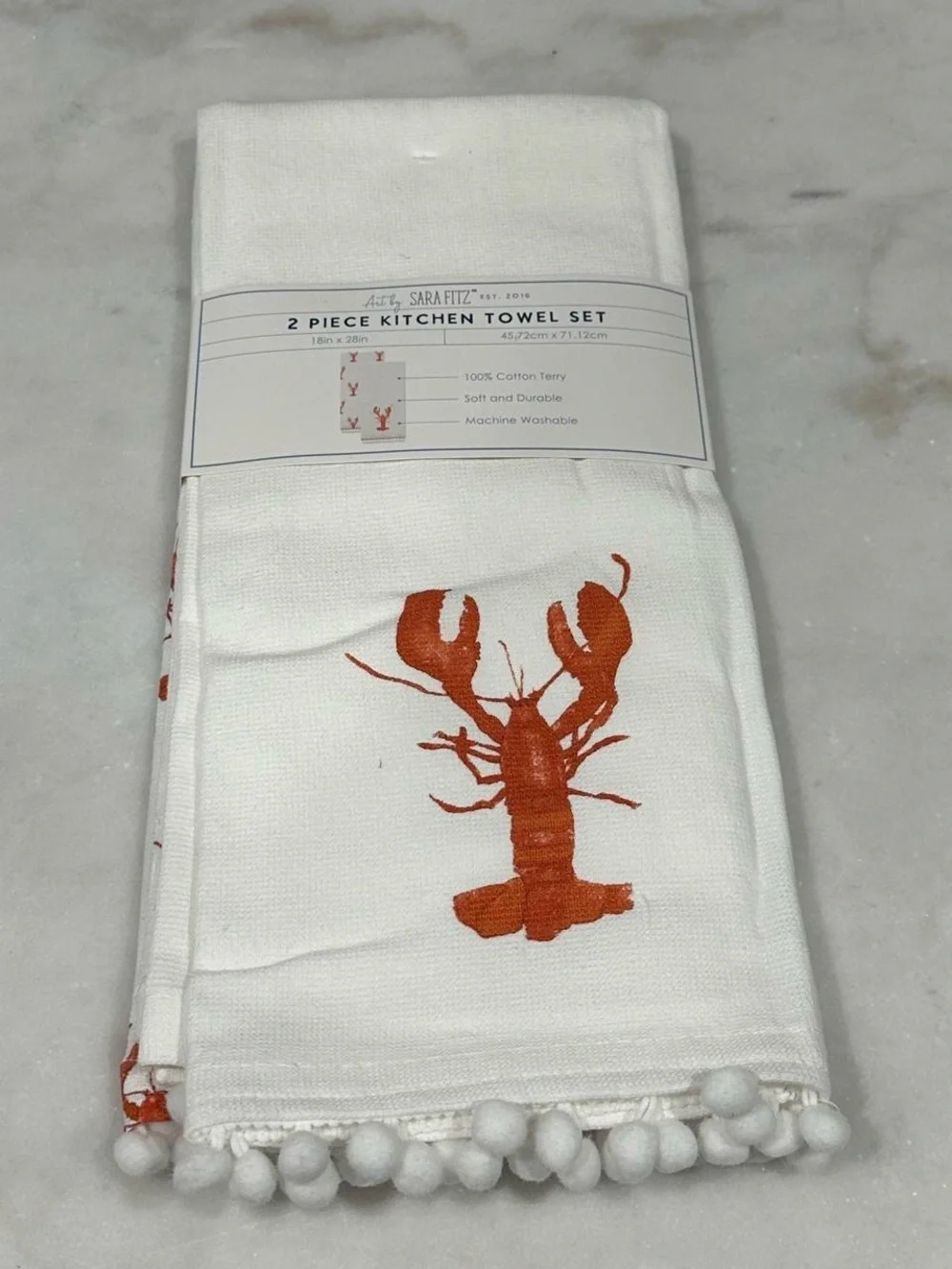 Sara Fitz™ Coastal Lobster 3-Piece Kitchen Set